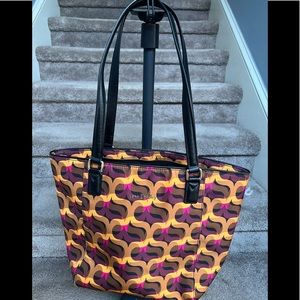 Vera Bradley Nylon and Leather Purse/Tote
